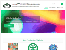 Tablet Screenshot of jasawebsitebanjarmasin.com